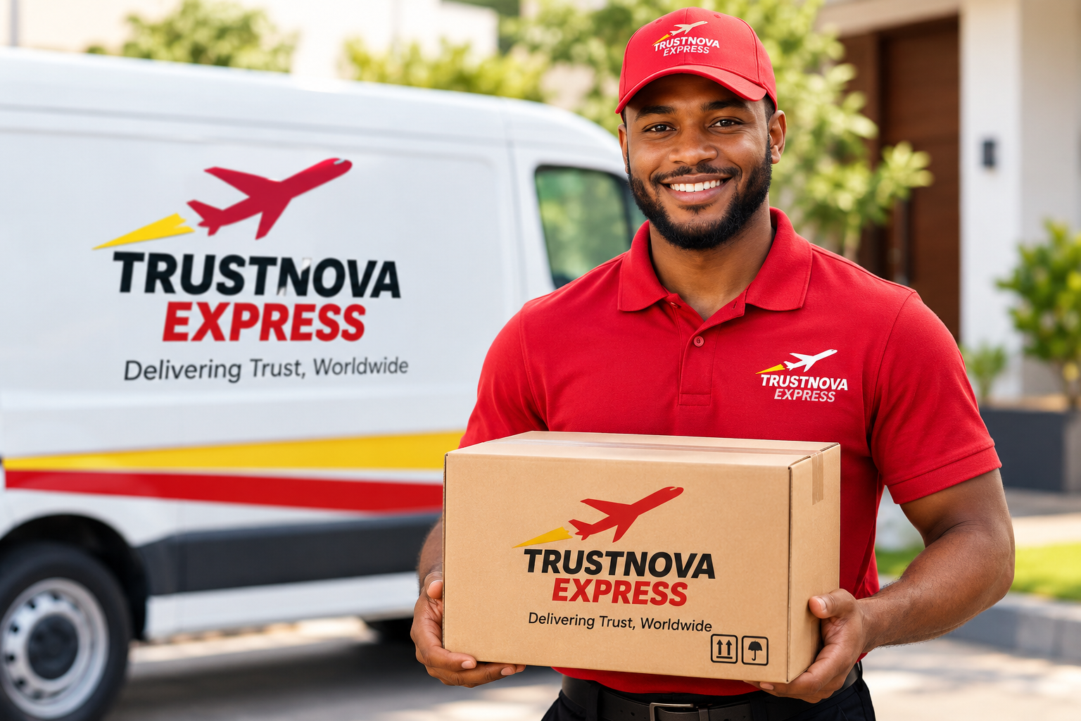 TrustNova Express delivery professional